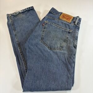 505 Levi's Jeans Regular Straight Fit Men's 32x32 Rugged Durability Workforce